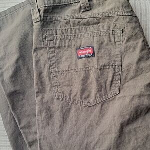 Wrangler Pants Men's Workwear Technician Brown/Loden relaxed fit Sz 34, …